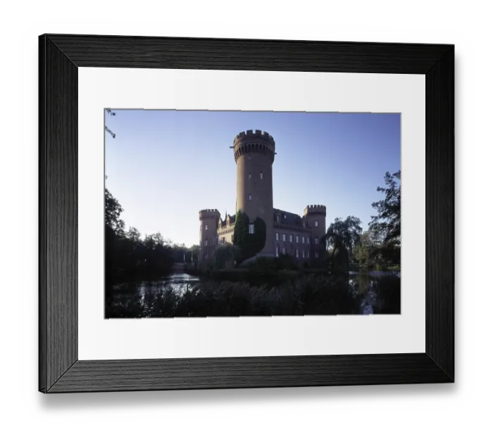 Framed Print : View of the castle from the north-east