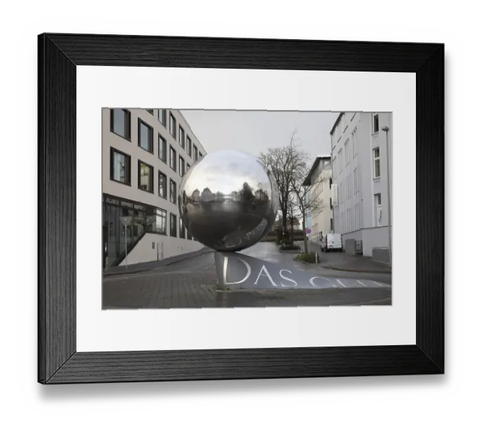 Framed Print : Herford, MARTa, art museum, built by Frank Gehry