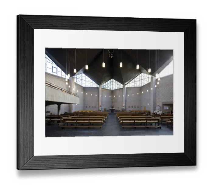 Framed Print : Aachen-Soers, St Andreas (Churches of the parish of Franziska von Aachen)