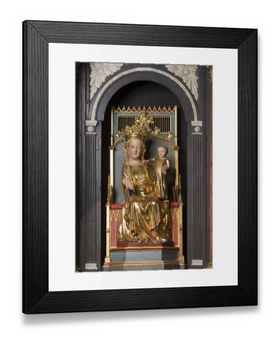 Framed Print : Miraculous image of Mary in distress Framed Print : Miraculous image of Mary in distress