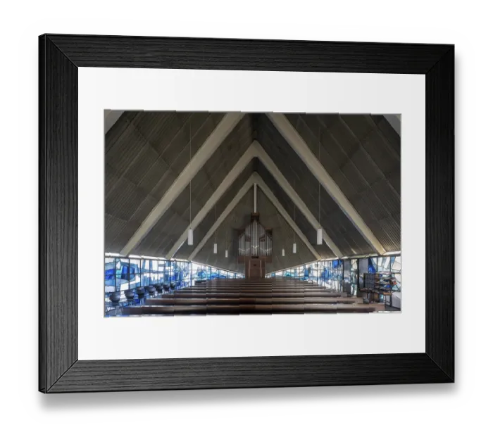 Framed Print : Krefeld, portable tent church St Hubertus