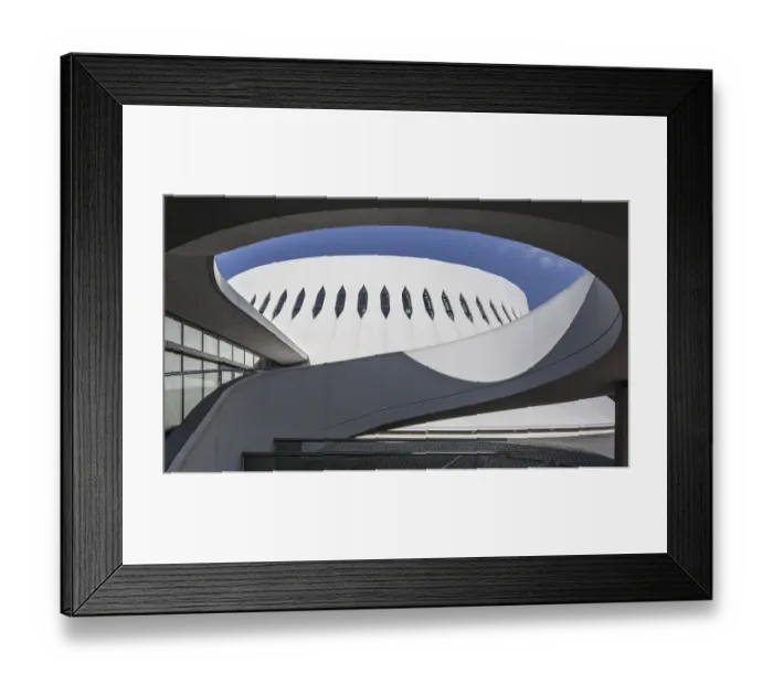 Framed Print : Le Havre, cultural centre LE VOLCAN by Oskar Niemeyer 1977-82 Framed Print : Le Havre, cultural centre LE VOLCAN by Oskar Niemeyer 1977-82