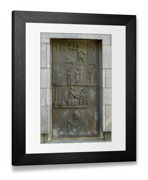 Framed Print : Hamburg, main church St. Nikolai
