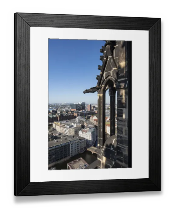 Framed Print : Hamburg, Former main church St Framed Print : Hamburg, Former main church St