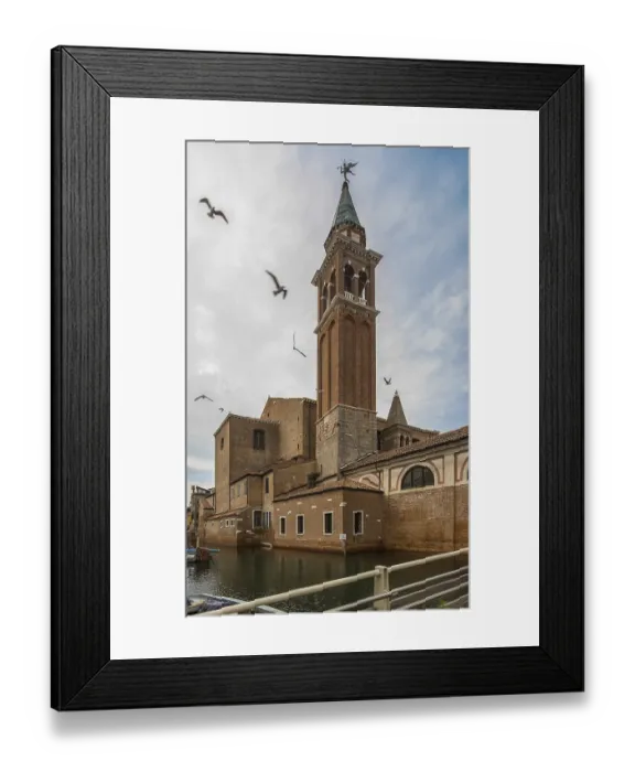 Framed Print : Chioggia near Venice, Church of San Giacomo Apostolo Framed Print : Chioggia near Venice, Church of San Giacomo Apostolo