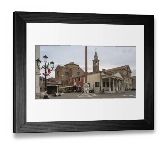 Framed Print : Chioggia near Venice, Corso del Populo