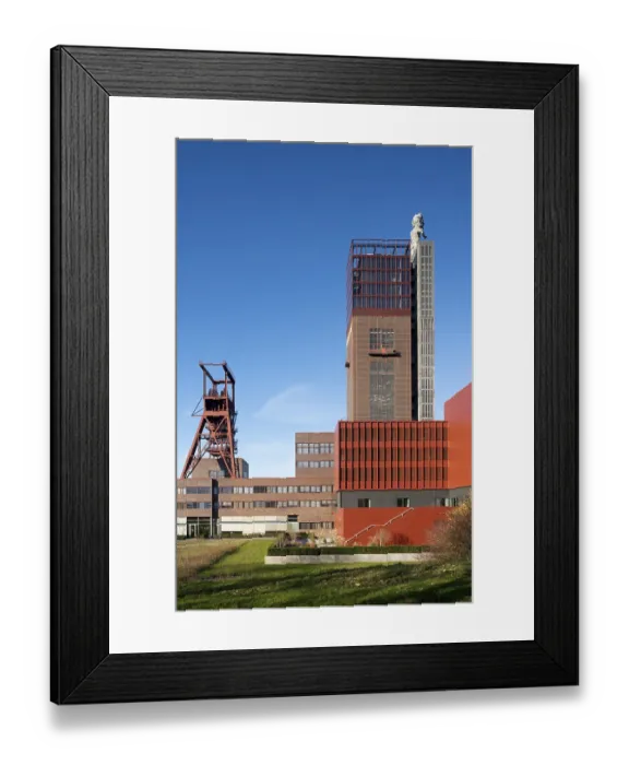 Framed Print : Gelsenkirchen, Nordsternpark, landscape park on the site of the former Nordstern colliery Framed Print : Gelsenkirchen, Nordsternpark, landscape park on the site of the former Nordstern colliery