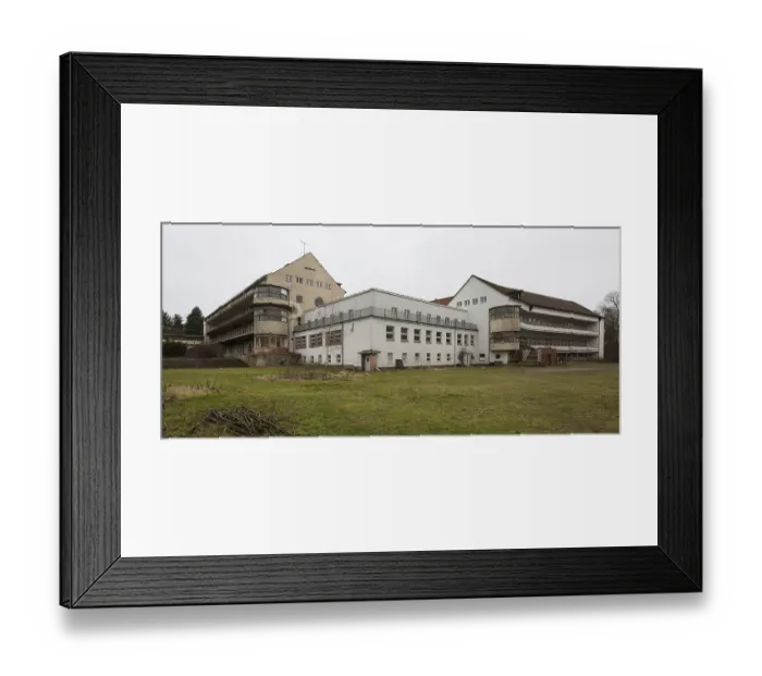 Framed Print : Harzgerode, former children's lung sanatorium 1929-1931 by Godehard Schwethelm
