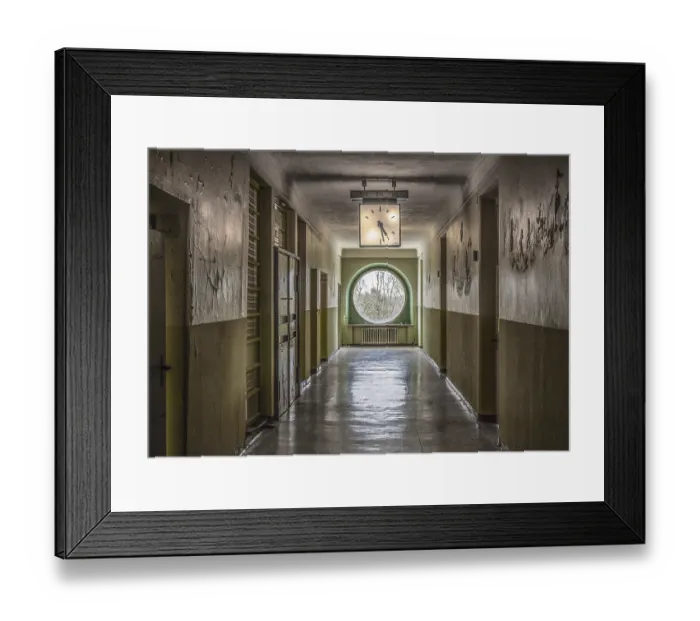 Framed Print : Harzgerode, former children's lung sanatorium 1929-1931 by Godehard Schwethelm