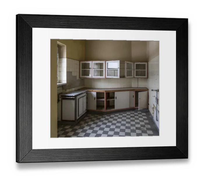 Framed Print : Harzgerode, former children's lung sanatorium 1929-1931 by Godehard Schwethelm
