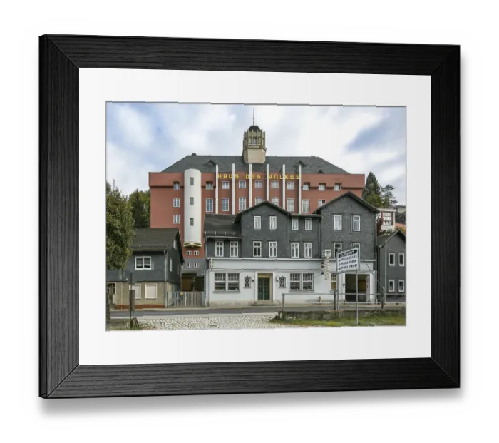 Framed Print : Probstzella, HAUS DES VOLKES, 1925-1927 by Alfred Arndt