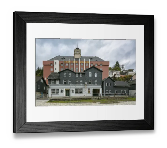 Framed Print : Probstzella, HAUS DES VOLKES, 1925-1927 by Alfred Arndt
