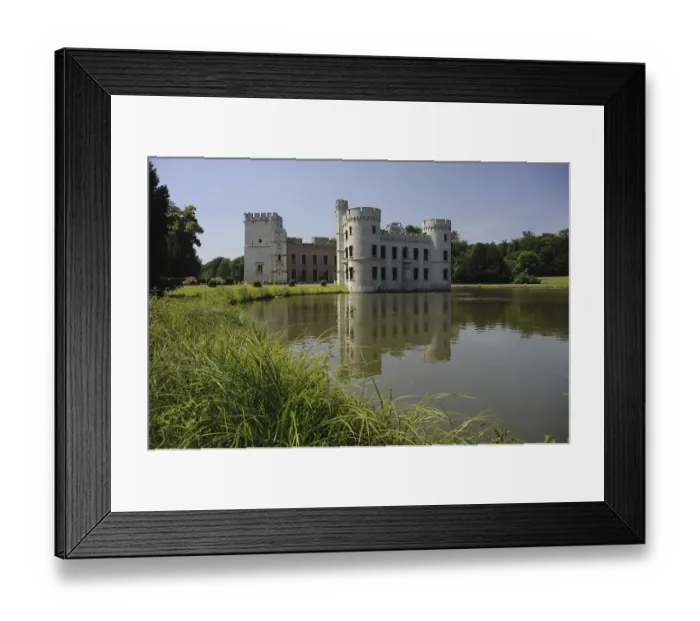 Framed Print : Meise, castle and Park van Bouchout