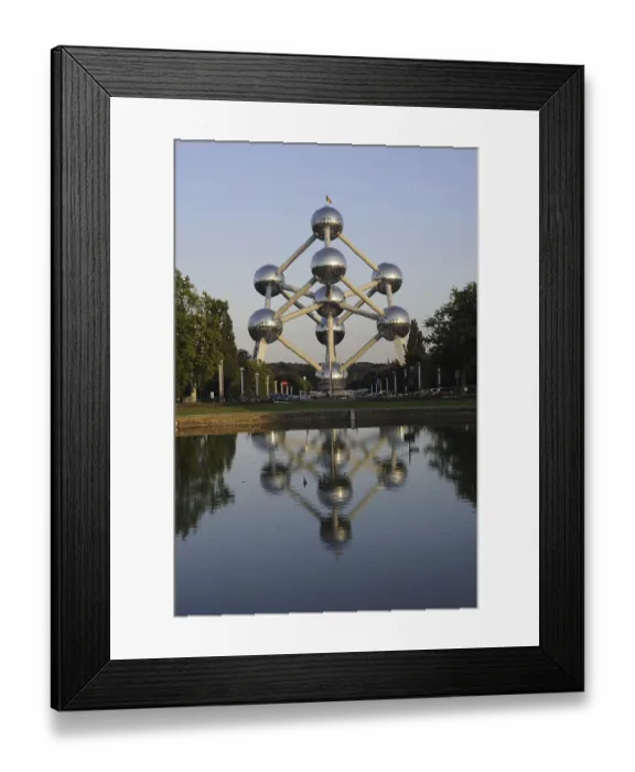 Framed Print : Brussels, Bruxelles, site of Expo 1958