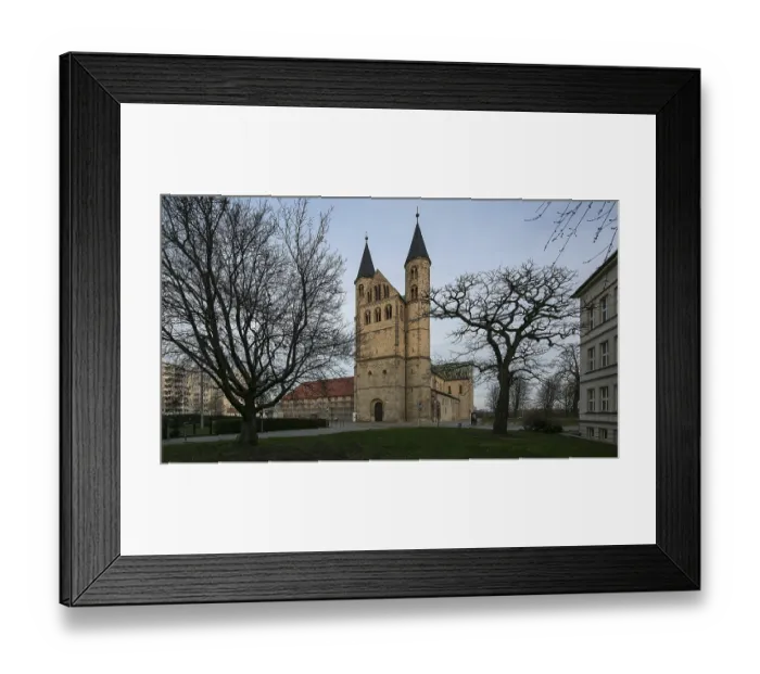 Framed Print : Magdeburg, Kloster Unser Lieben Frauen