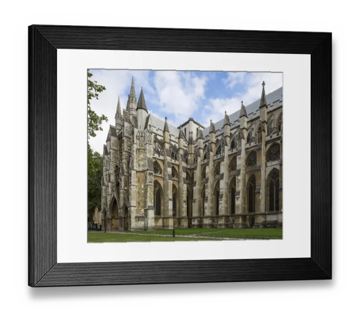 Framed Print : London, Westminster Abbey 13-16 c