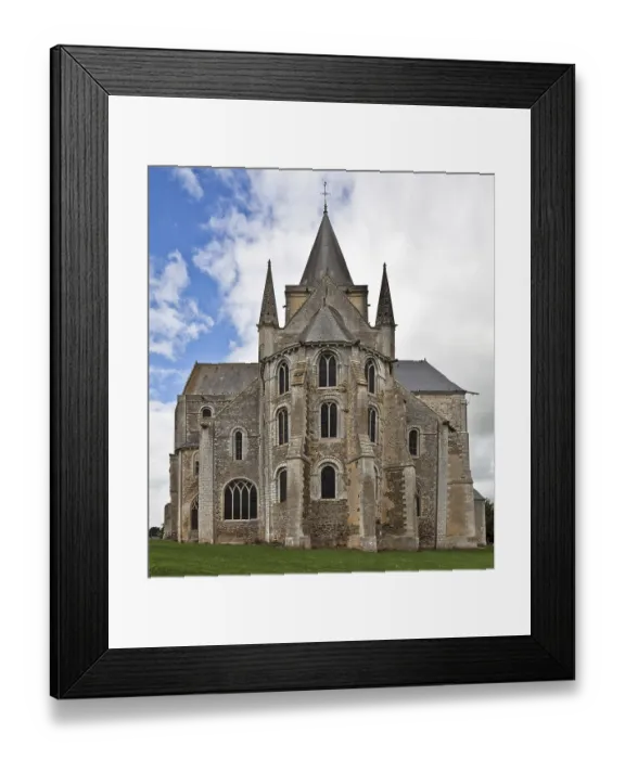 Framed Print : Cerisy-la-Foret, Normandy