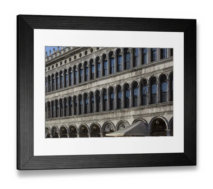 Framed Print : Italy Venice Old Procuratie -507 on the north side of St Mark's Square built in the early 16th century by