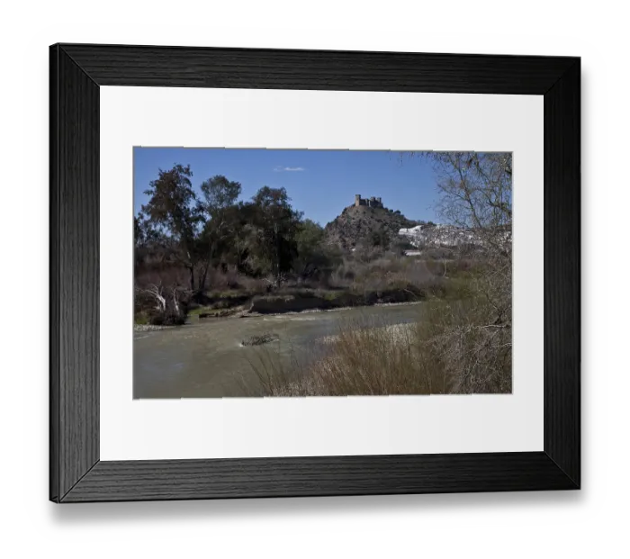 Framed Print : Distant view from south-south-east over the Rio Guadalquivir Distant view from south-south-east over the R Framed Print : Distant view from south-south-east over the Rio Guadalquivir Distant view from south-south-east over the R