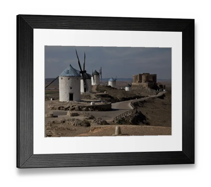 Framed Print : Spain Consuegra 54390 Framed Print : Spain Consuegra 54390