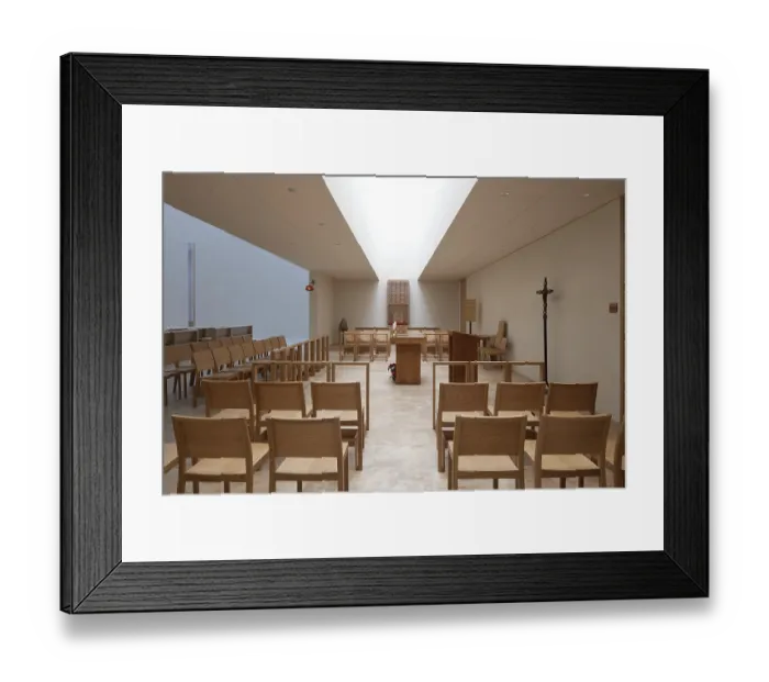 Framed Print : Leipzig Propsteikirche St Trinitatis 79707 built 2013-15 by Schulz & Schulz Architekten Weekday chapel inside Framed Print : Leipzig Propsteikirche St Trinitatis 79707 built 2013-15 by Schulz & Schulz Architekten Weekday chapel inside