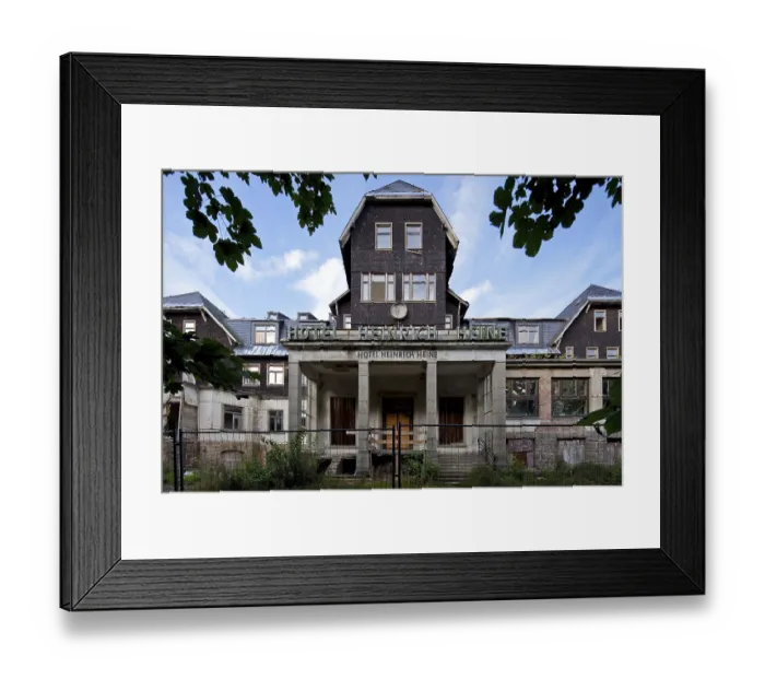 Framed Print : Schierke b Wernigerode HOTEL HEINRICH HEINE formerly FURST ZU STOLBERG 71890 Built 1898 Architect Ernst Niewerth
