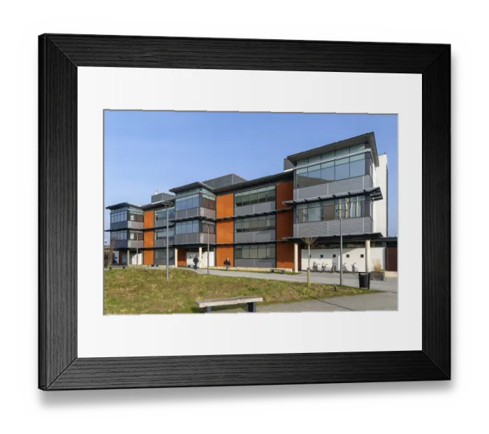 Framed Print : Janet Lane-Claypon building. Brayford campus
