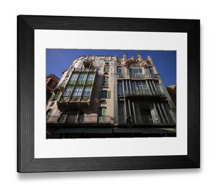 Framed Print : Art Nouveau building Can Forteza-Reym