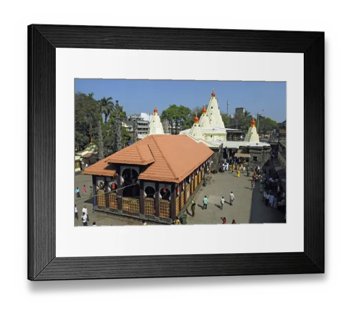 Framed Print : Mahalakshmi temple, Kolhapur, Maharashtra, India