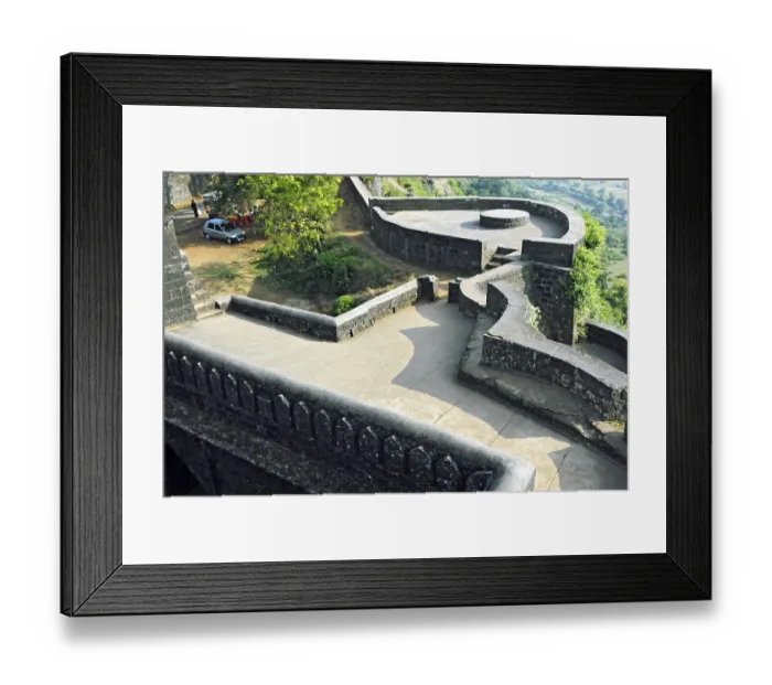 Framed Print : Panhala fort, Kolhapur, Maharashtra, India