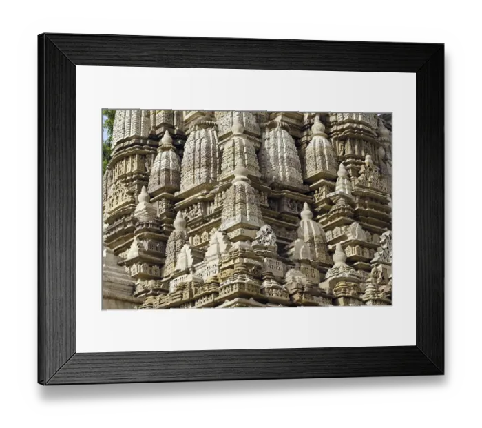 Framed Print : Adinatha Jain temple Khajuraho Madhya Pradesh India Asia