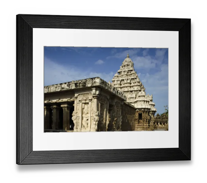 Framed Print : Kailashanatha Temple in Kanchipuram at Tamilnadu India Asia Framed Print : Kailashanatha Temple in Kanchipuram at Tamilnadu India Asia