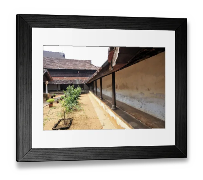 Framed Print : Part of the padmanabhapuram palace tamil nadu india Asia