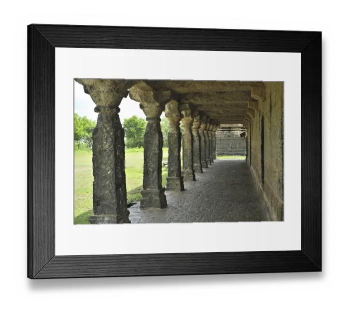 Framed Print : Khandoba temple beed maharashtra india Asia