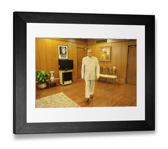 Framed Print : Shankar Narayan Governor of Maharashtra India Asia