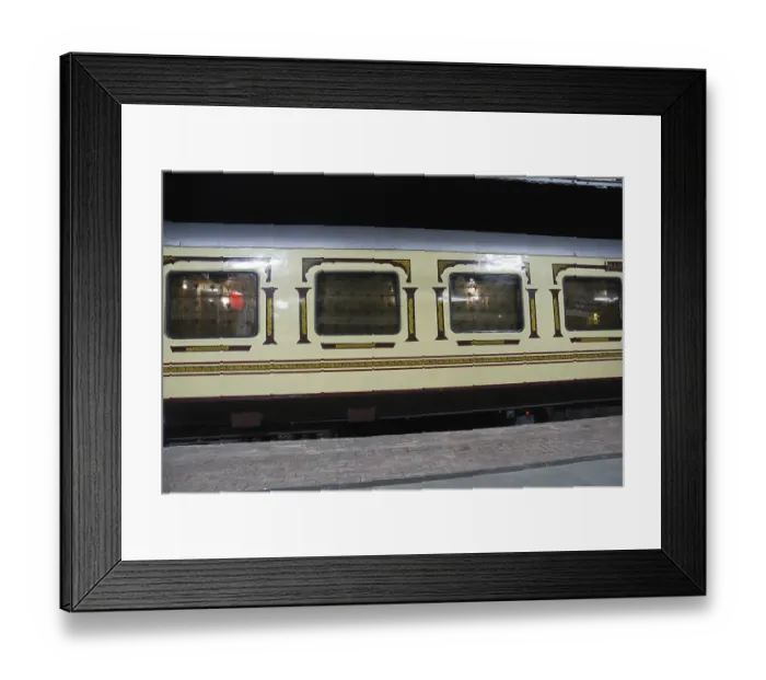 Framed Print : Train on railway platform of Jaisalmer Rajasthan India Framed Print : Train on railway platform of Jaisalmer Rajasthan India