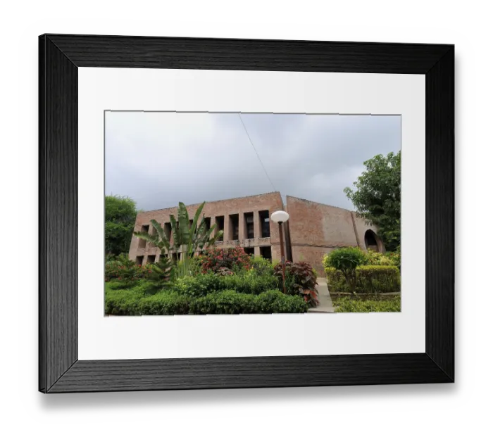 Framed Print : Indian Institute of Management Ahmedabad Gujarat India Asia