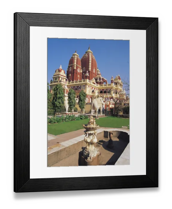 Framed Print : Lakshmi narayan temple, delhi, india, asia
