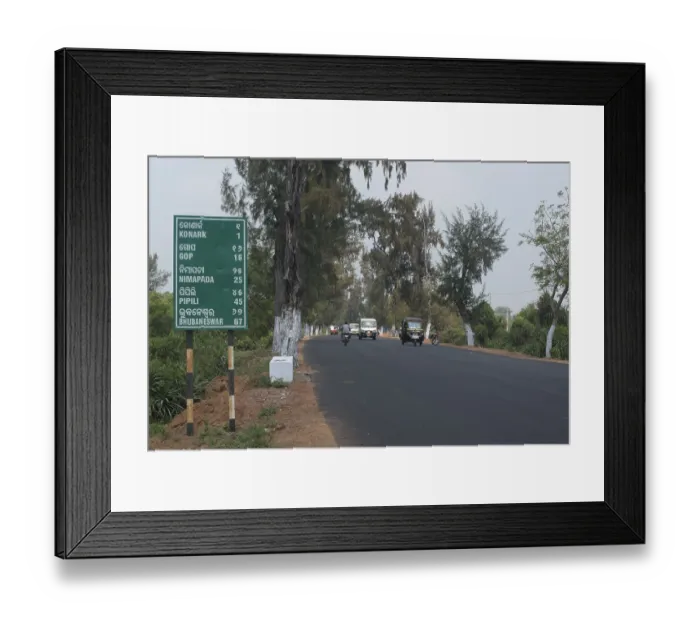 Framed Print : National highway road, number 316 Framed Print : National highway road, number 316