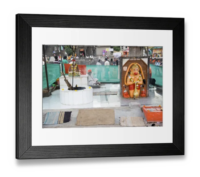 Framed Print : Hanuman temple, panchavati ramkund Framed Print : Hanuman temple, panchavati ramkund