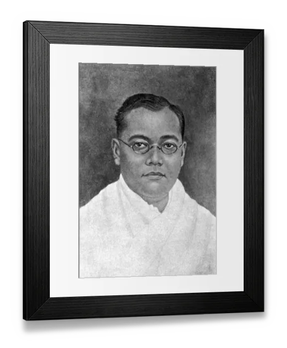 Framed Print : Photo of subhash chandra bose, india, asia Framed Print : Photo of subhash chandra bose, india, asia