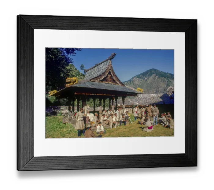 Framed Print : Maheshwar temple, Sungra, Himachal Pradesh