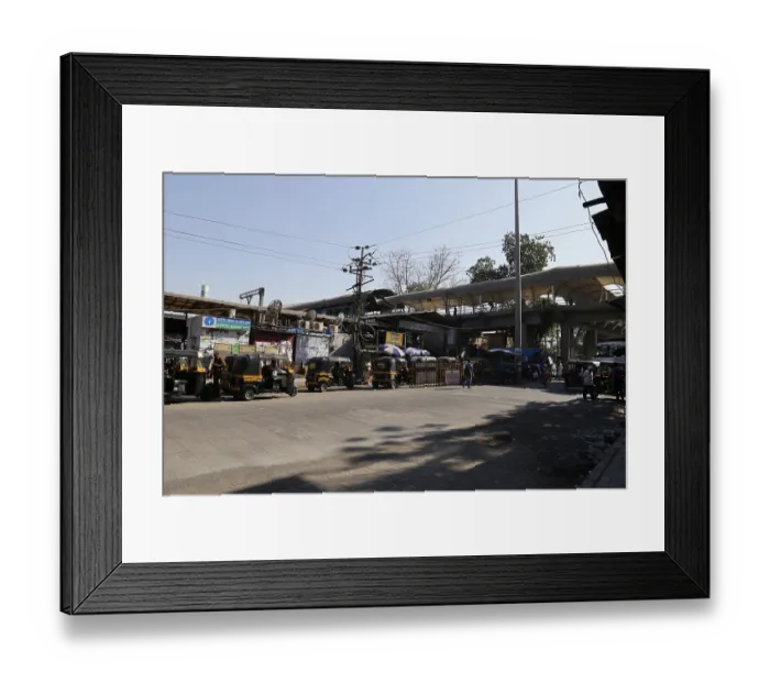 Framed Print : Dombivli railway station, thane