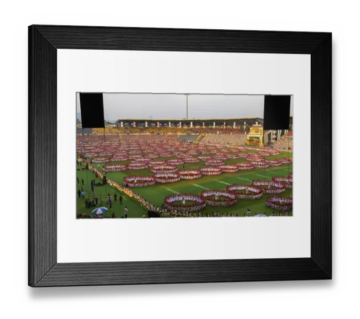 Framed Print : Several thousands of dancers perform traditional Jhumur dance Framed Print : Several thousands of dancers perform traditional Jhumur dance