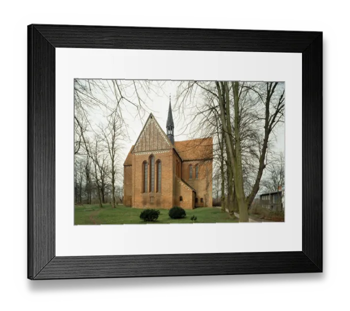 Framed Print : View from north-east, St. Sankt, Saint