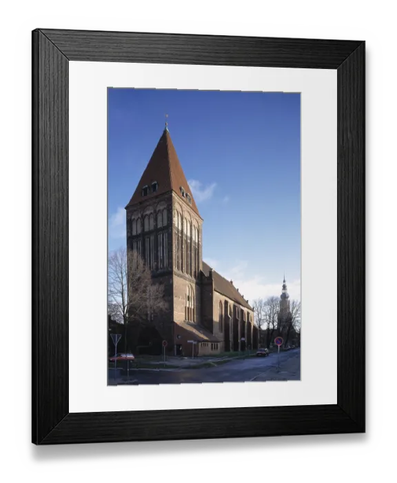 Framed Print : View from south-west, St. Sankt, Saint Framed Print : View from south-west, St. Sankt, Saint