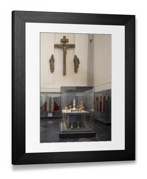 Framed Print : Treasury in the south tower chapel, St