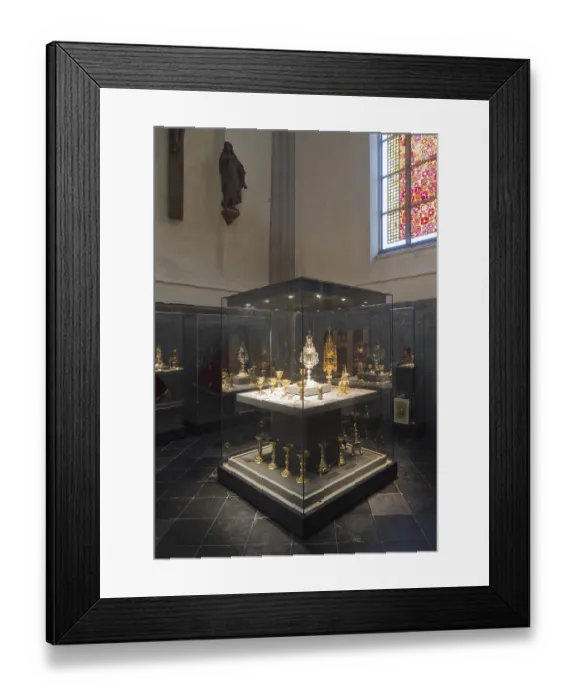 Framed Print : Treasury in the south tower chapel, St Framed Print : Treasury in the south tower chapel, St