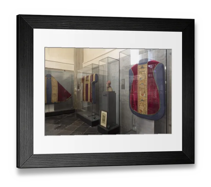 Framed Print : Treasury in the south tower chapel, St