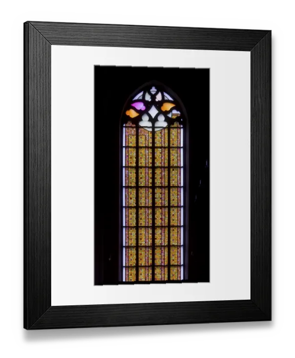 Framed Print : Windows by Karl-Martin Hartmann on the west side N-X (Jakobusfenster)